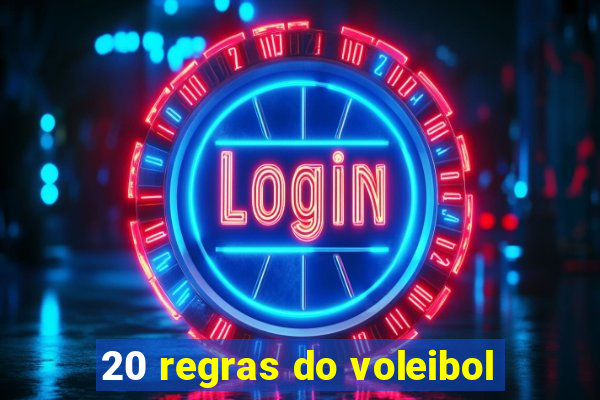 20 regras do voleibol